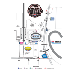 2022 World Finals Dirt Track Map